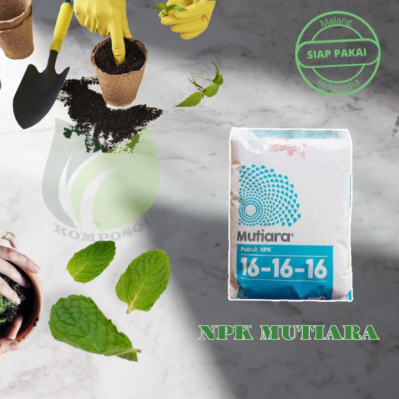 Pupuk NPK Mutiara 16 16 16 Kemasan Asli Pabrik