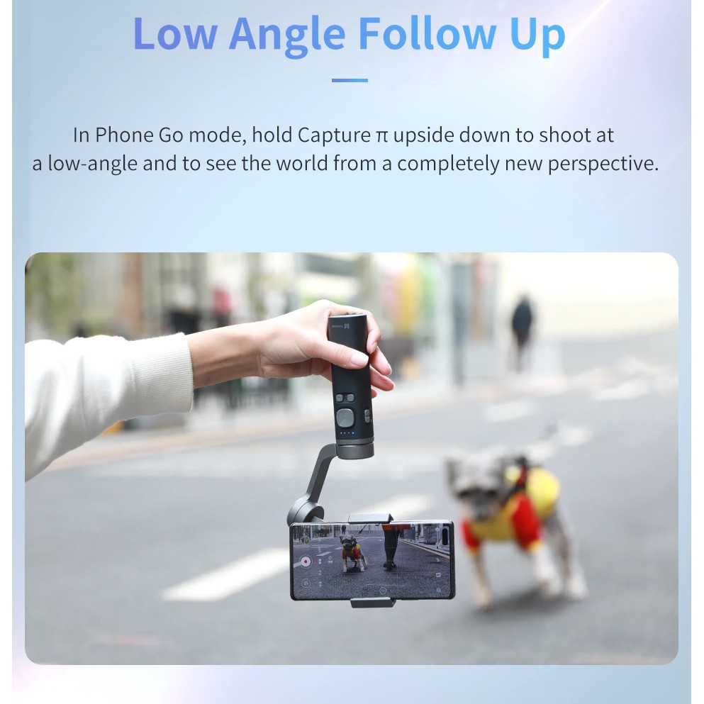 AKN88 - FUNSNAP Capture Pi - 3-Axis Foldable Smartphone Gimbal Stabilizer