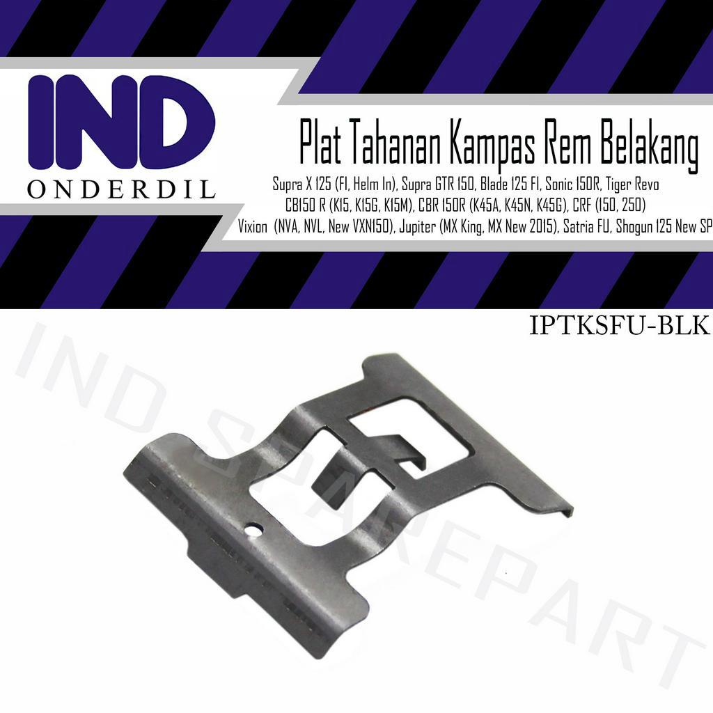 Plat Tahanan Kampas Rem-Dispad-Per-Spring Pad Cakram Belakang CB150-CBR150R-CB-CBR 150-150R/CRF 250