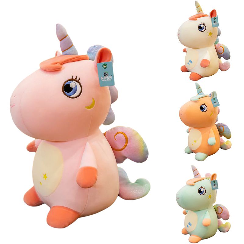 Embracable Kawaii Unicorn Besar Dengan Sayap Mainan Mewah Boneka Mainan Binatang Lembut