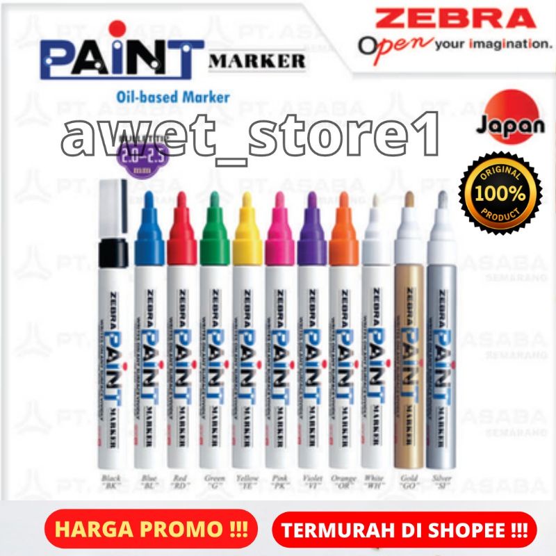 

Spidol Warna Spidol Ban Paint Maker Zebra