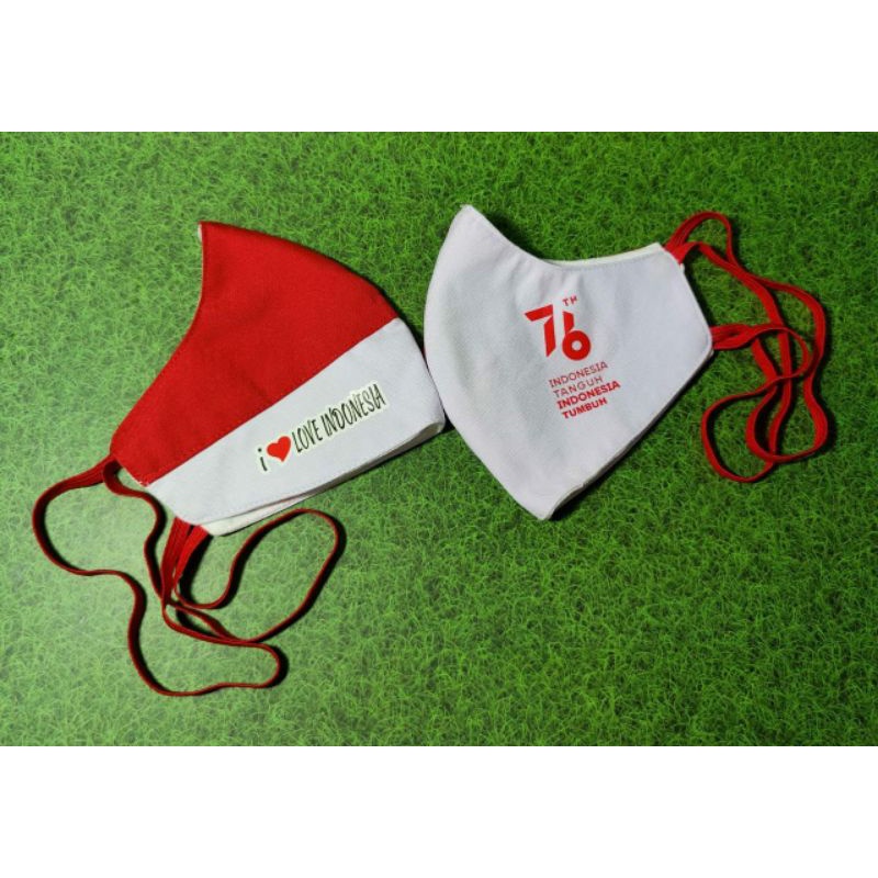 masker Merah putih masker Kemerdekaan 2 logo