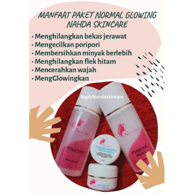 Nanda skincare paket normal dan acne