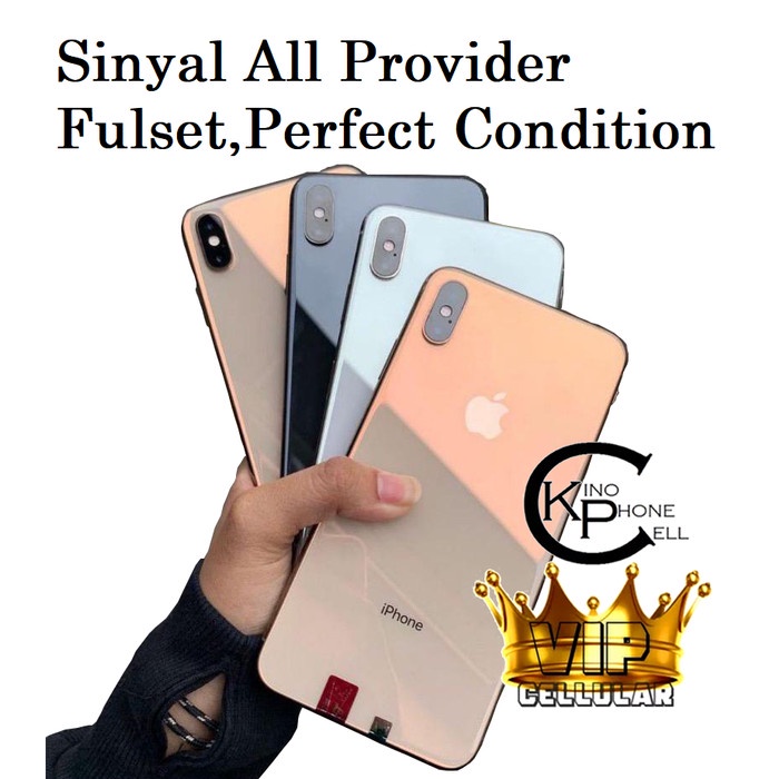 [ Second / Bekas ] Iphone Xs Max 256Gb 64Gb 512 Gb Second Seken Fulset Kondisi Perfect X Handphone /