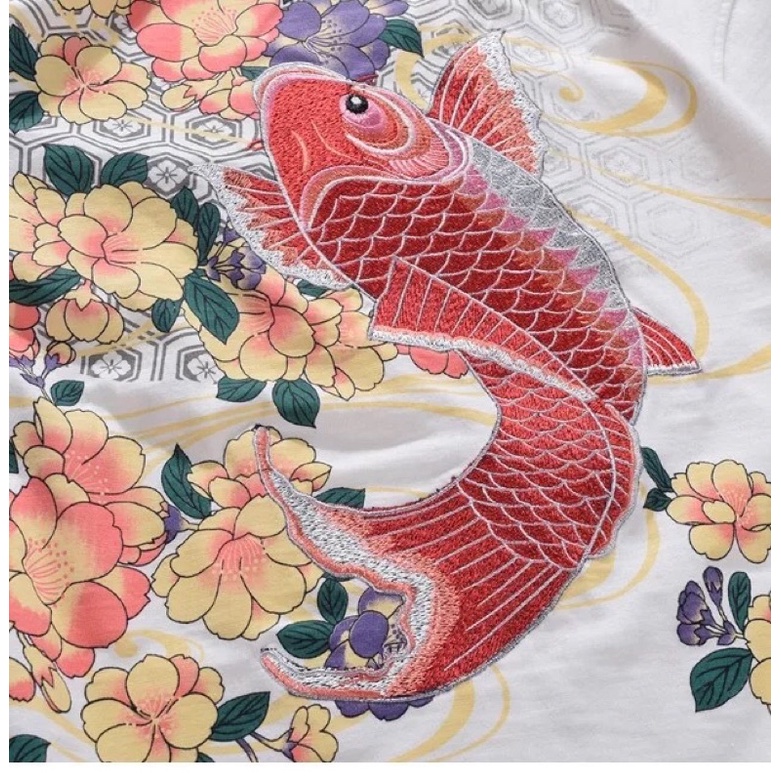 SK06 KAOS SUKAJAN IMPORT PRIA WANITA JEPANG KOREA KOI HARAJUKU ORIGINAL M-3XL JY23