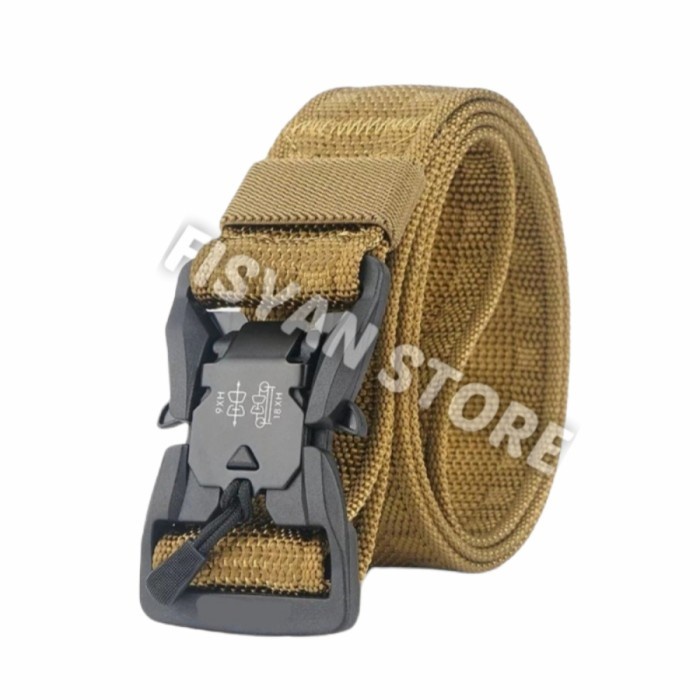 Ikat Pinggang Tactical Polymer Magnetic Buckle Nylon Belt