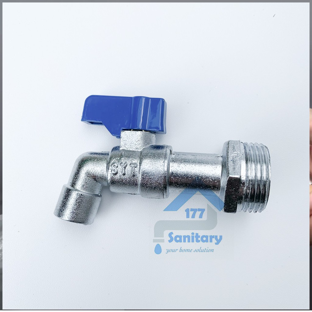 Kran Tembok MiNI 3/4 &amp; 1/2 inch SYT-keran air bola valve cebol kecil taman faucet small mungil