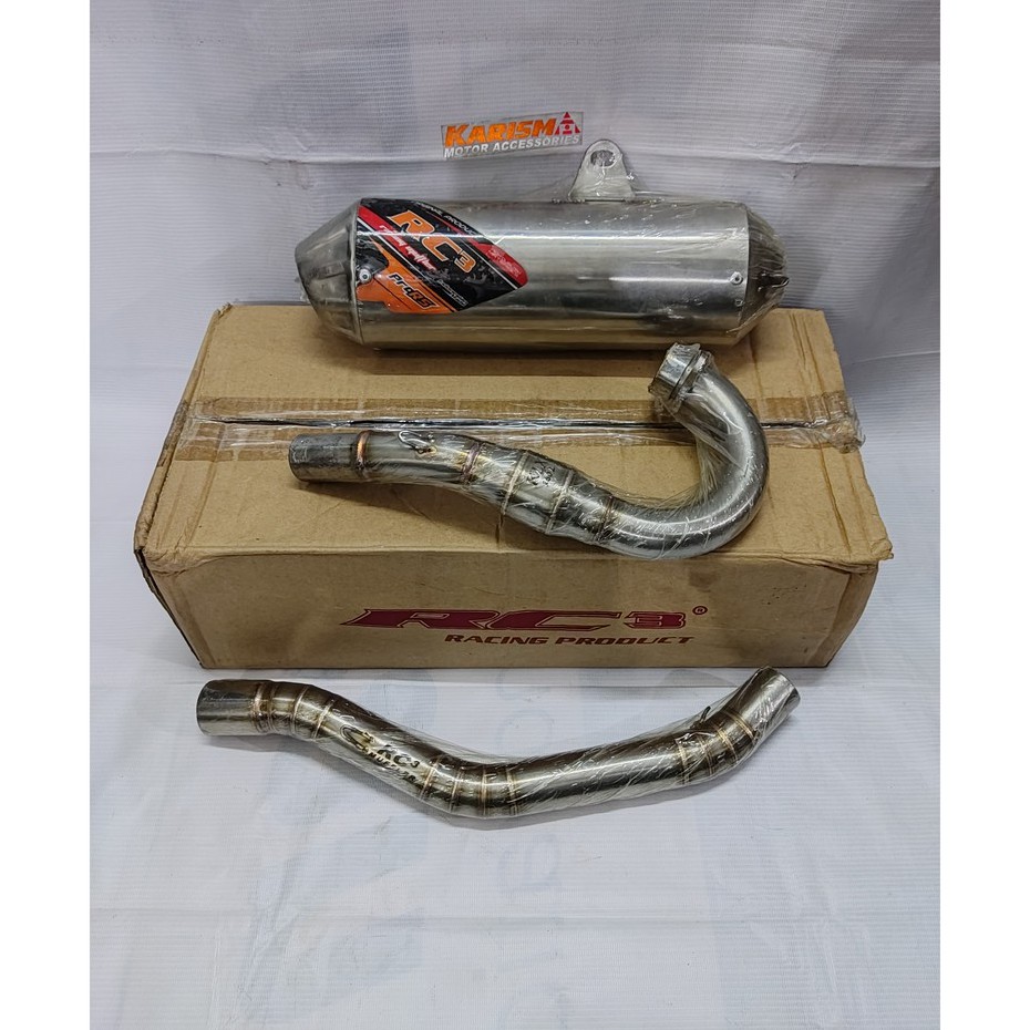 Knalpot Motor KLX Bf Bore Up Pro Rs RC3 stainles