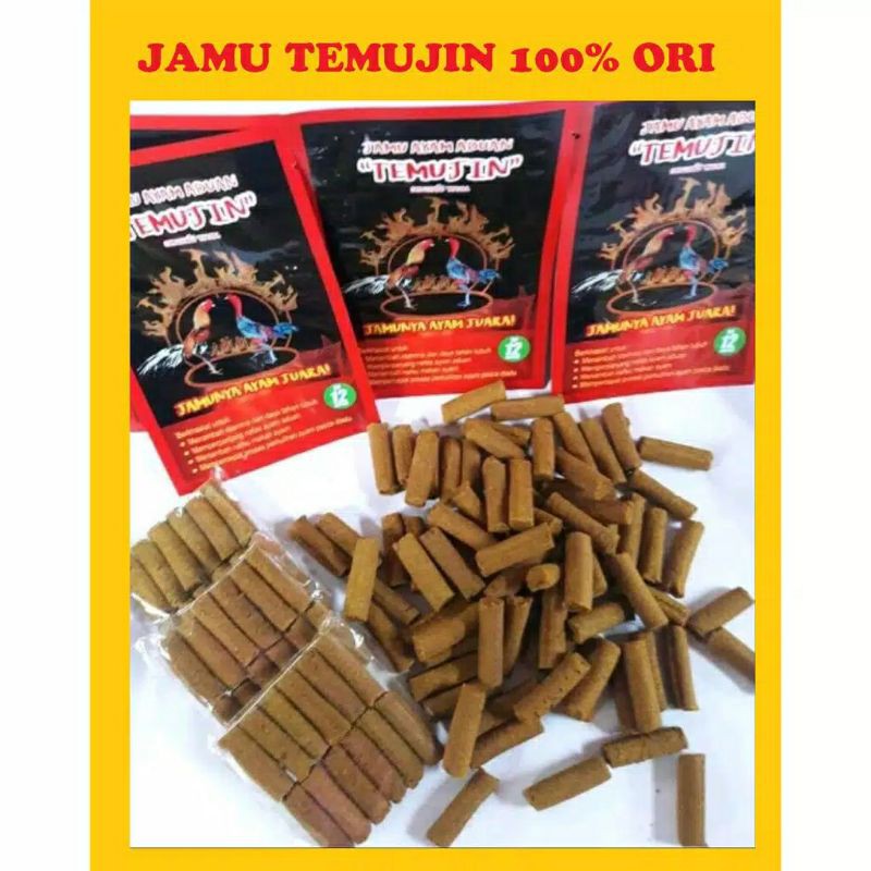 TEMUJIN Jamunya Ayam Juara 1 renteng isi 10 sachet