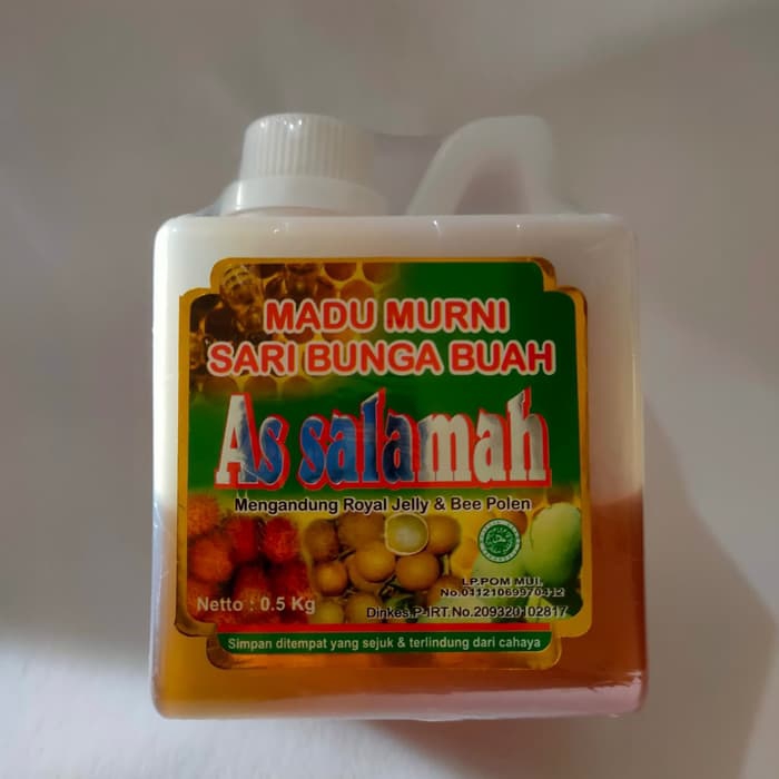 

Madu Murni Sari Bunga Buah 500gr Assalamah