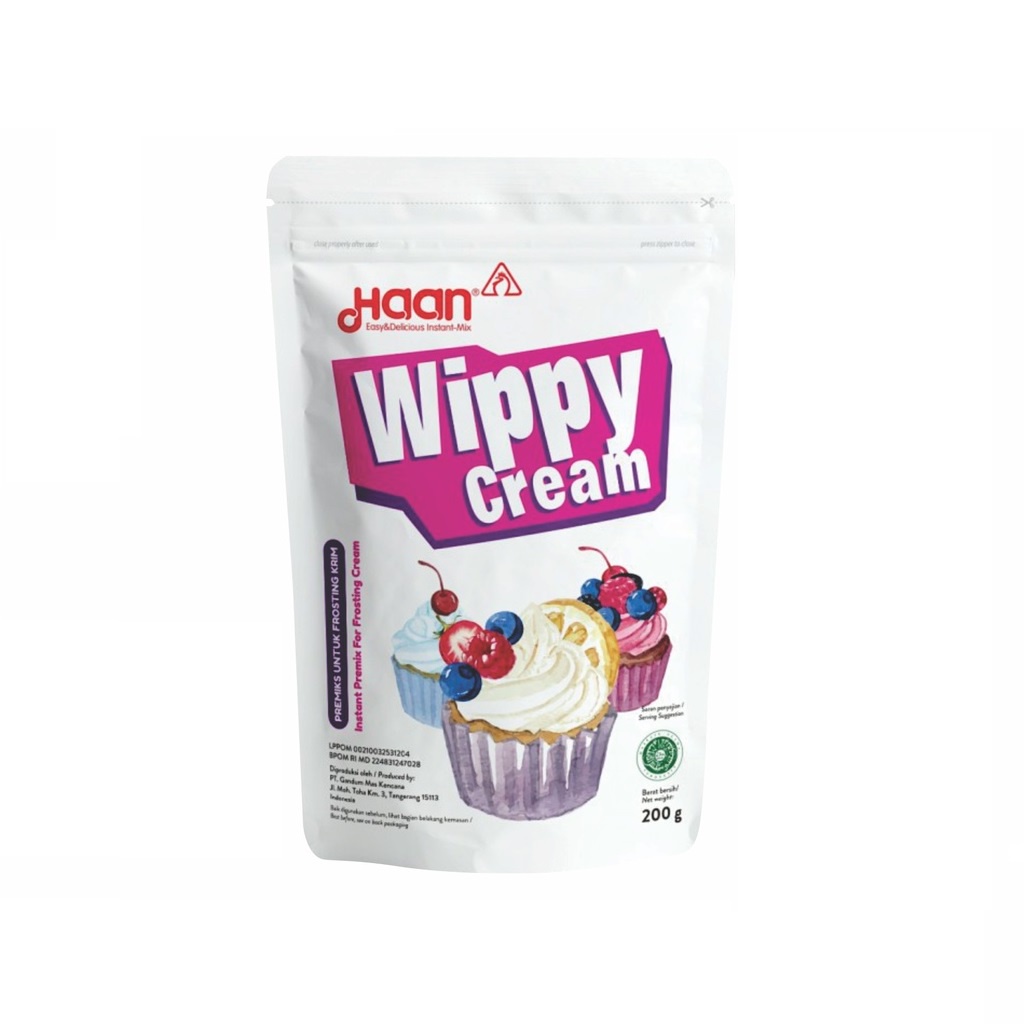 

Wippy Cream Bubuk 200g Pouch / Haan Wippy Cream