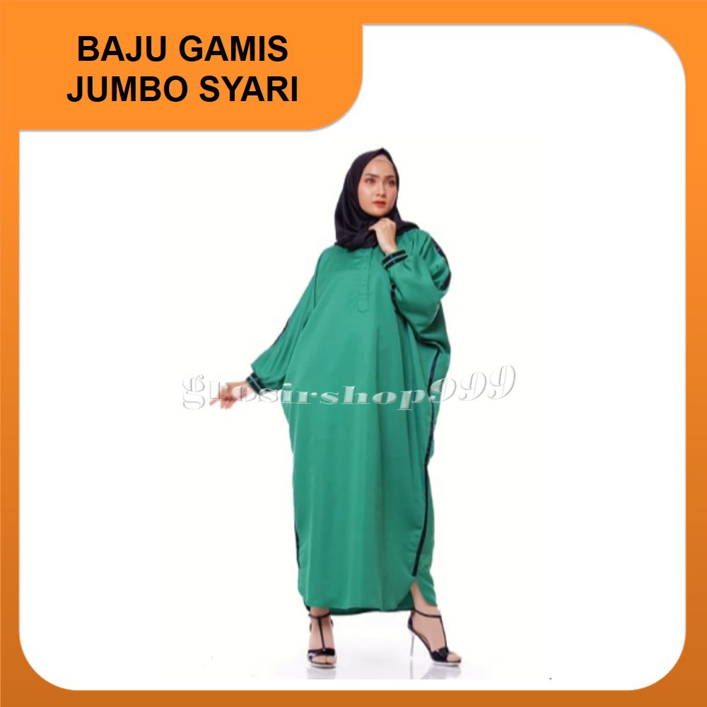 PROMO BAJU GAMIS SYARI JUMBO MODEL ABAYA PAKISTAN