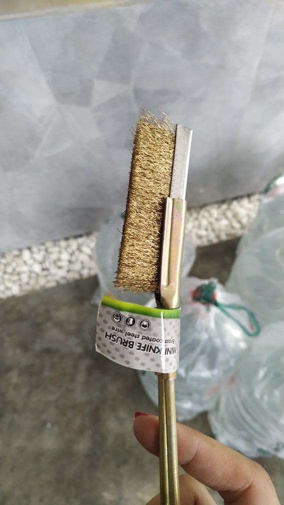 Kentaro Sikat Baja Kawat Gagang Besi 6 Inch