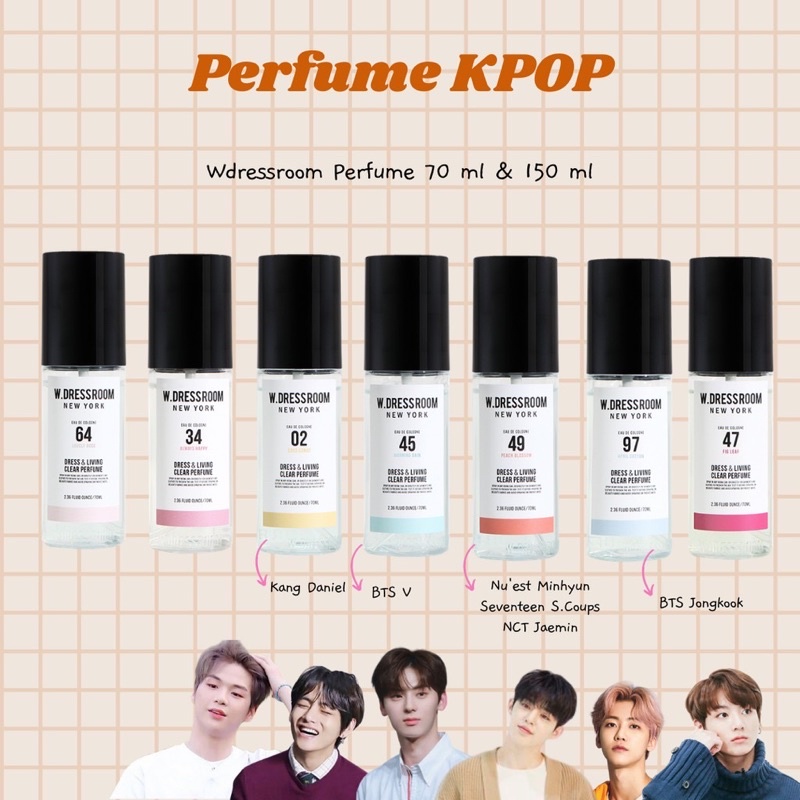 W dressroom perfume taehyung hot sale