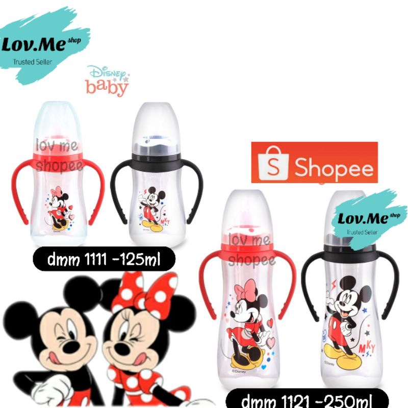 lov me❤ Lusty Bunny Disney Botol Susu Reguler Slimneck 125ml 250ml dmm1011| dmm1021| dmm1012 | dmm1022|dmm2011|dmm2021|dmm1111 |dmm1121