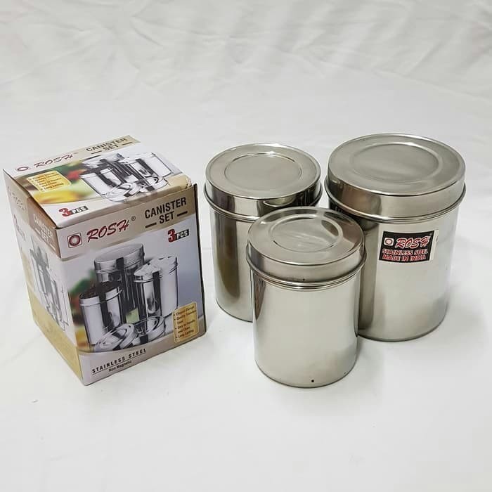 NEW CANESTER . TEMPAT GULA KOPI DAN TEH TEMPAT PENYIMPANAN PALING MURAH AL1