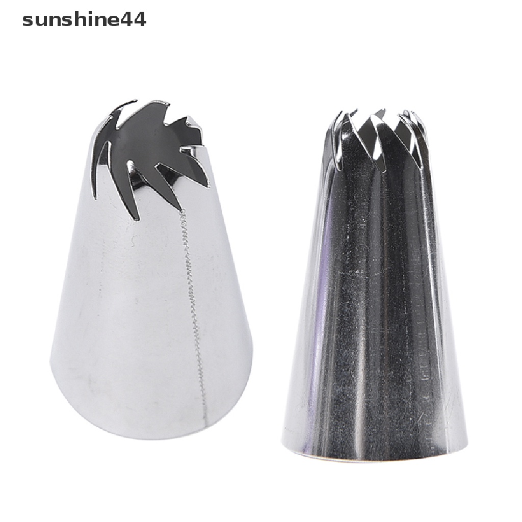 Sunshine Spuit Piping Icing Bahan Stainless Steel Untuk Dekorasi Kue 1823