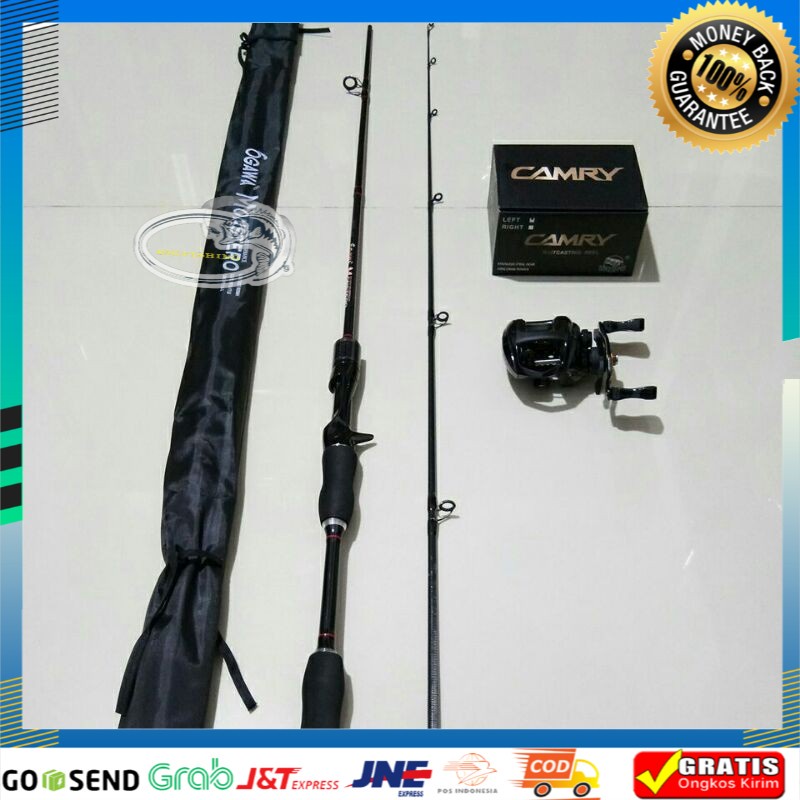 Joran BC Set Ogawa Monstero 180 + Reel Lizard Camry