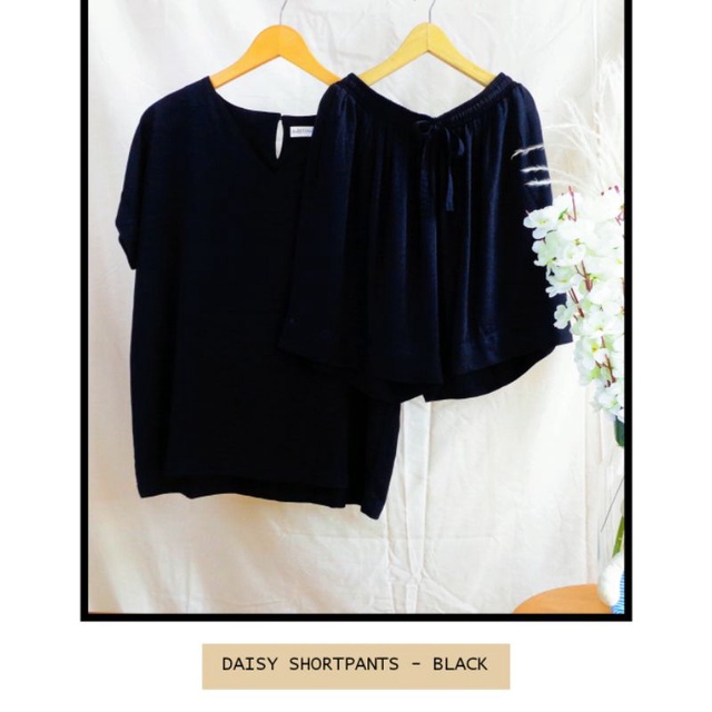 PIYAMA WANITA RAYON TWILL - DAISY SHORT