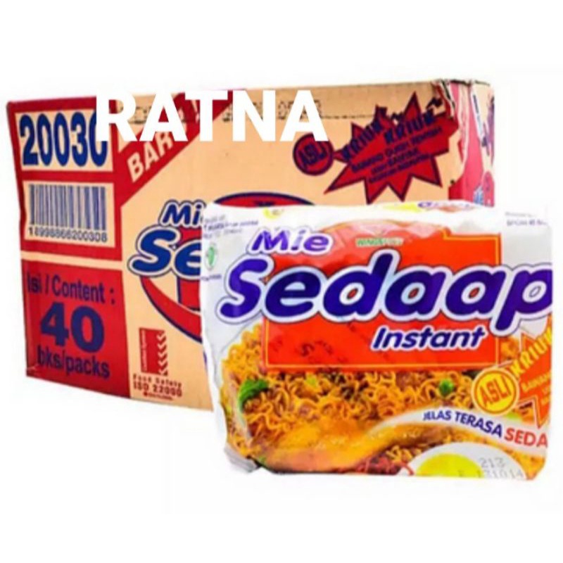 

MIE GORENG SEDAP / SEDAAP 90gr (1 Dus isi 40 Bungkus)