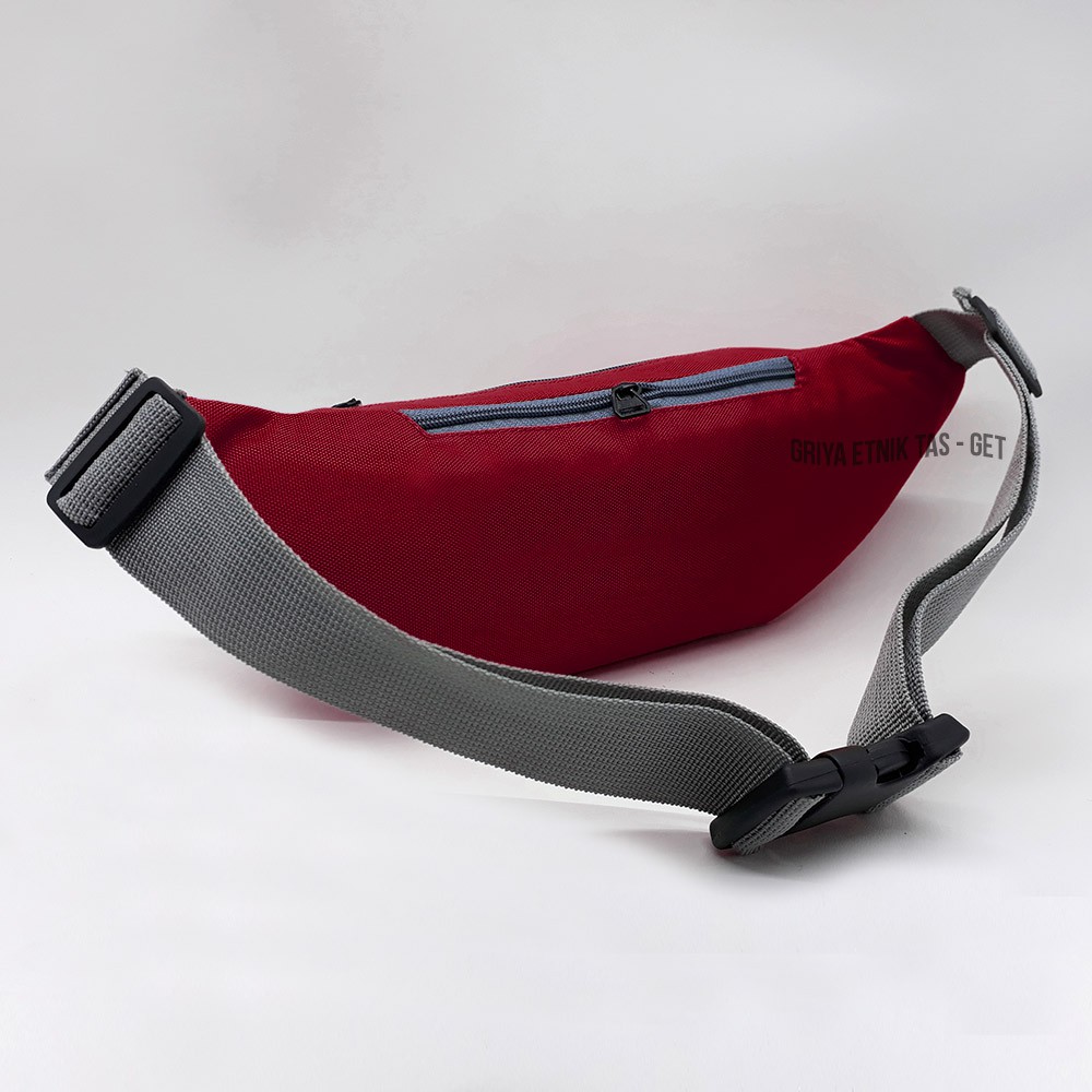 Tas Pinggang Pria Tas Selempang Cowok Waistbag Laki Slempang Cowo Kantong Soren Waist Bag Mini 44