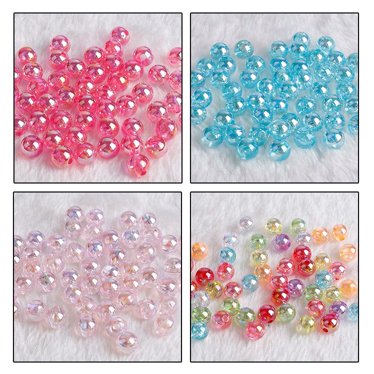 Manik-Manik Kristal Bening Kaca Handmade Diy Ukuran 6/8 mm