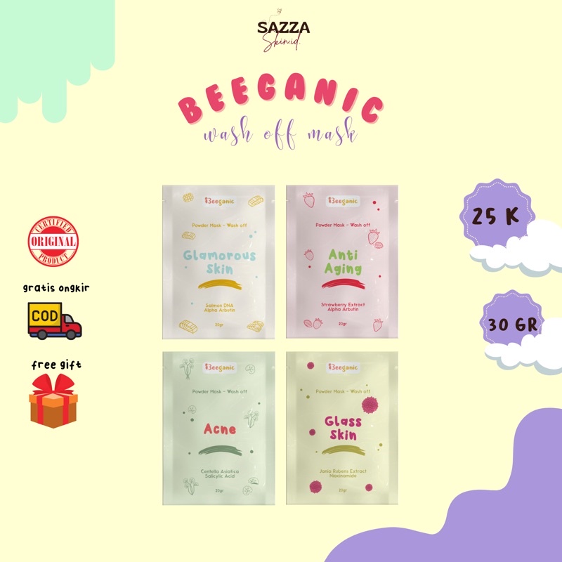 [READY] BEEGANIC WASH OFF MASK SLEEPING MASK BARRIER BY BEEGANIC MASKER WAJAH BPOM SLEEPINGMASK BARR