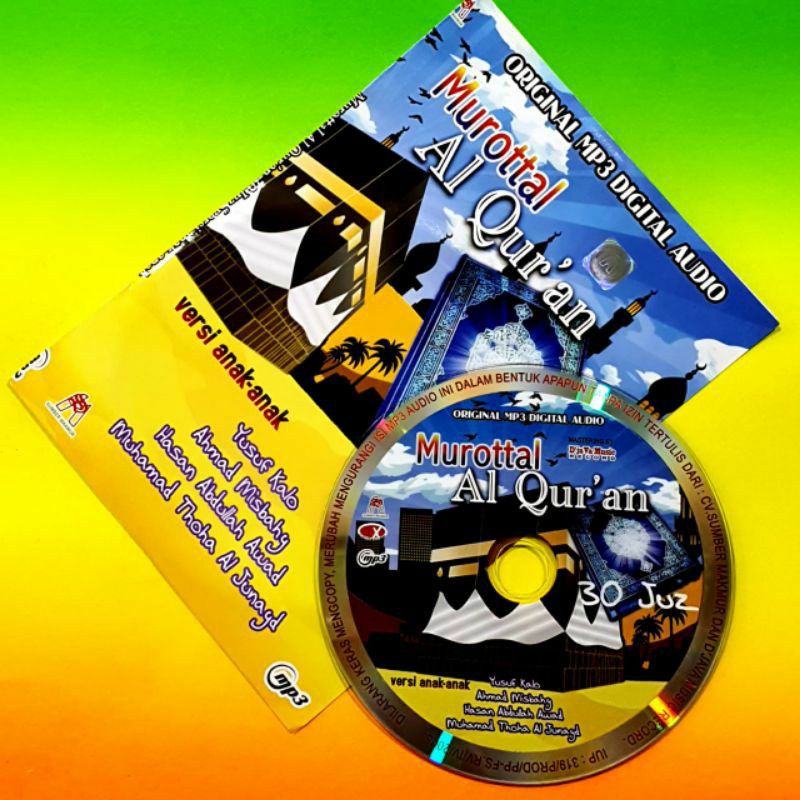 KASET ASLI ORIGINAL MP3 AUDIO MUROTTAL ANAK NGAJI BACA AL QURAN 30 JUZ-MUROTAL ANAK NGAJI QORI