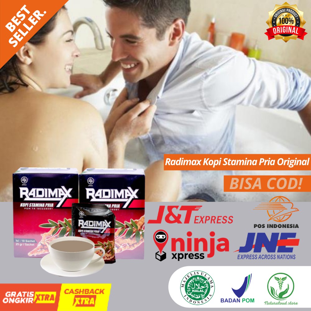 Kopi Radimax Stamina Pria Kuat Dan Tahan Lama/Mencegah disfungsi Ereksi&Meningkatkan Libido