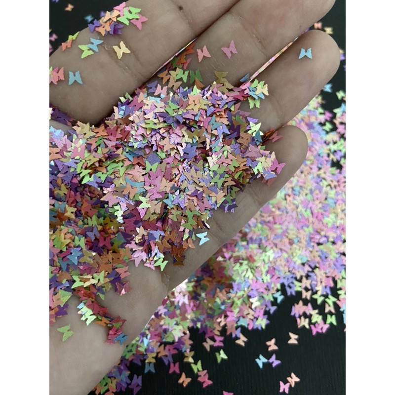 Butterfly glitter kupu kupu craft slime