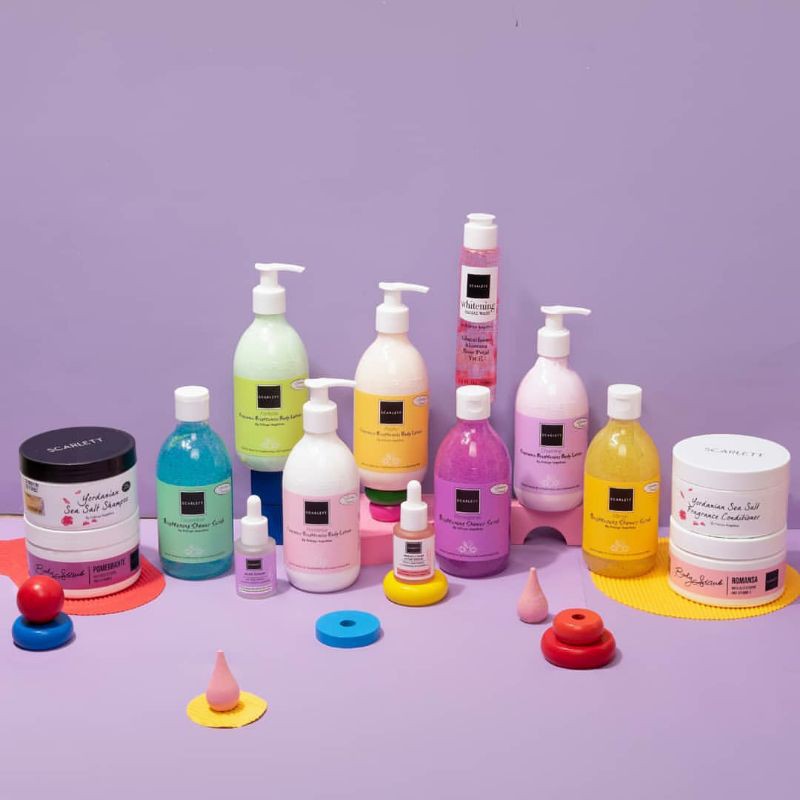 scarlett whitening paket reseller original ( isi 6 )