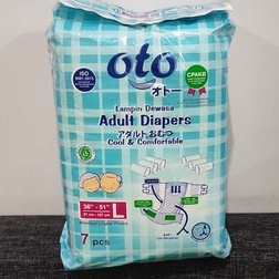 Oto Adult Diapers / Popok Dewasa model Perekat ukuran L isi 7