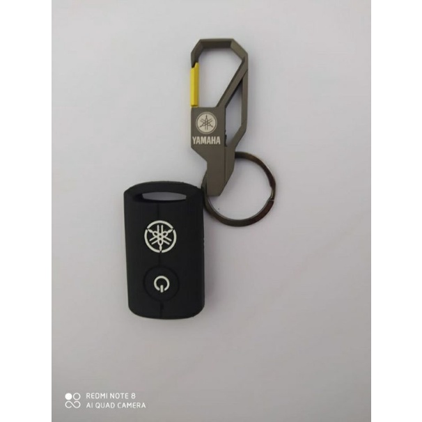 Paket Gantungan kunci smartkey + cover remot nmax new nmax 2020 2022 aerox lexi xmax