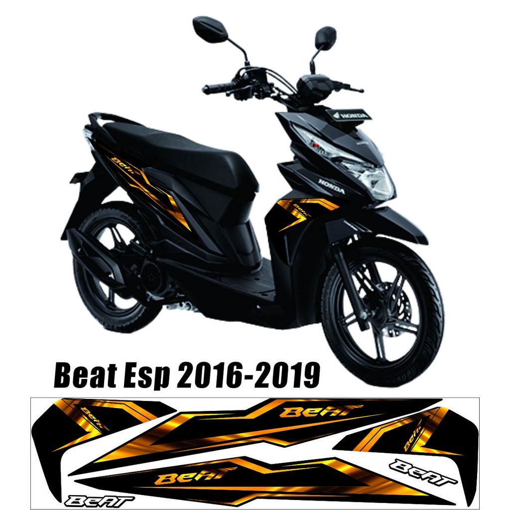 Jual STIKER RACING MOTIF COD / STICKER MOTOR CUSTOM VARIASI HONDA BEAT