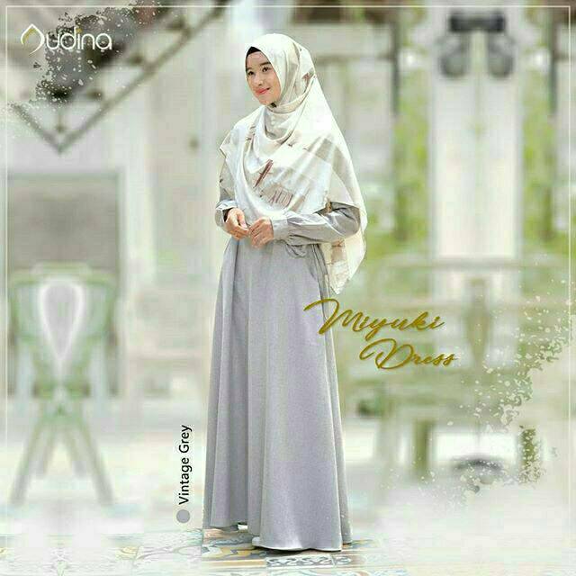 Miyuki Dress by Ori Audina M-XL/Gamis Audina/Gamis Katun Madinah ORI/Gamis