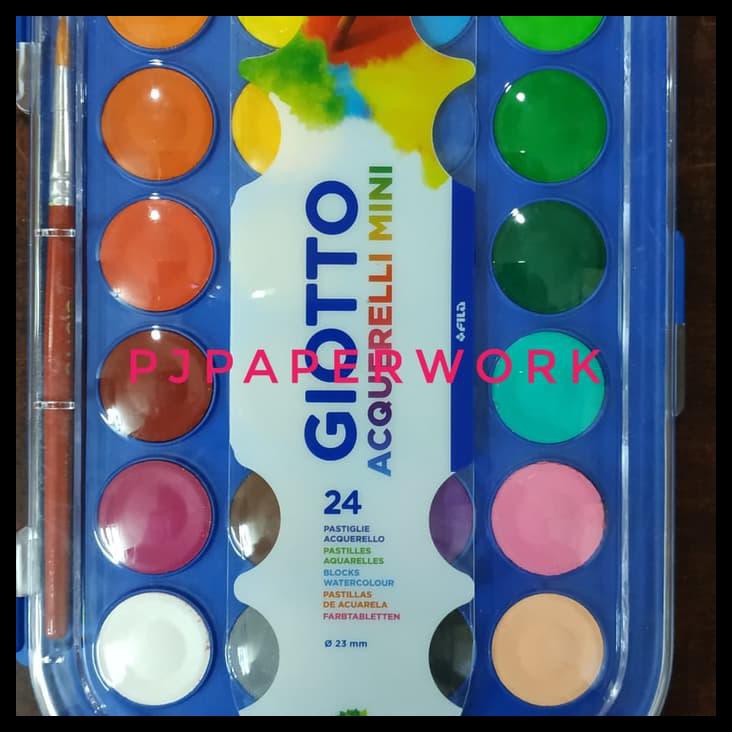 

NEW CAT AIR 24 WARNA MINI GIOTTO ACQUARELLI PAS UNTUK ANAK PERALATAN MELUKIS TERLARIS DAN MURAH