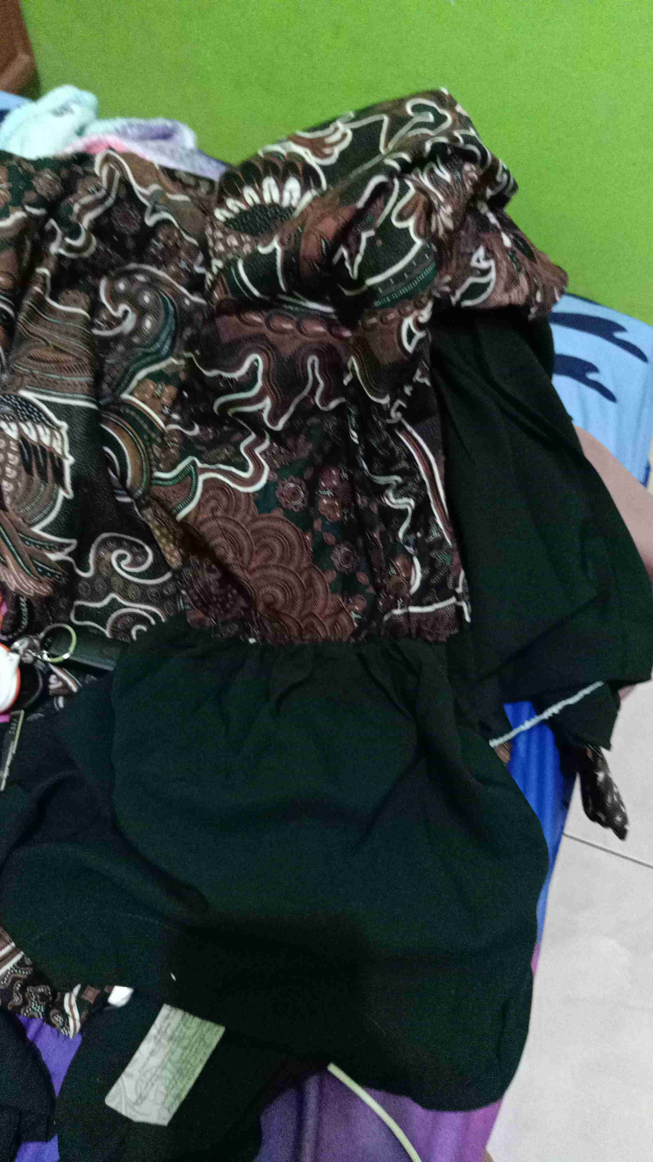 Couple Batik Keluarga Gamis Lonceng Model Jazz Gamis Jazzy Couple Gamis Batik Kerah Jazzbatik Wolfis