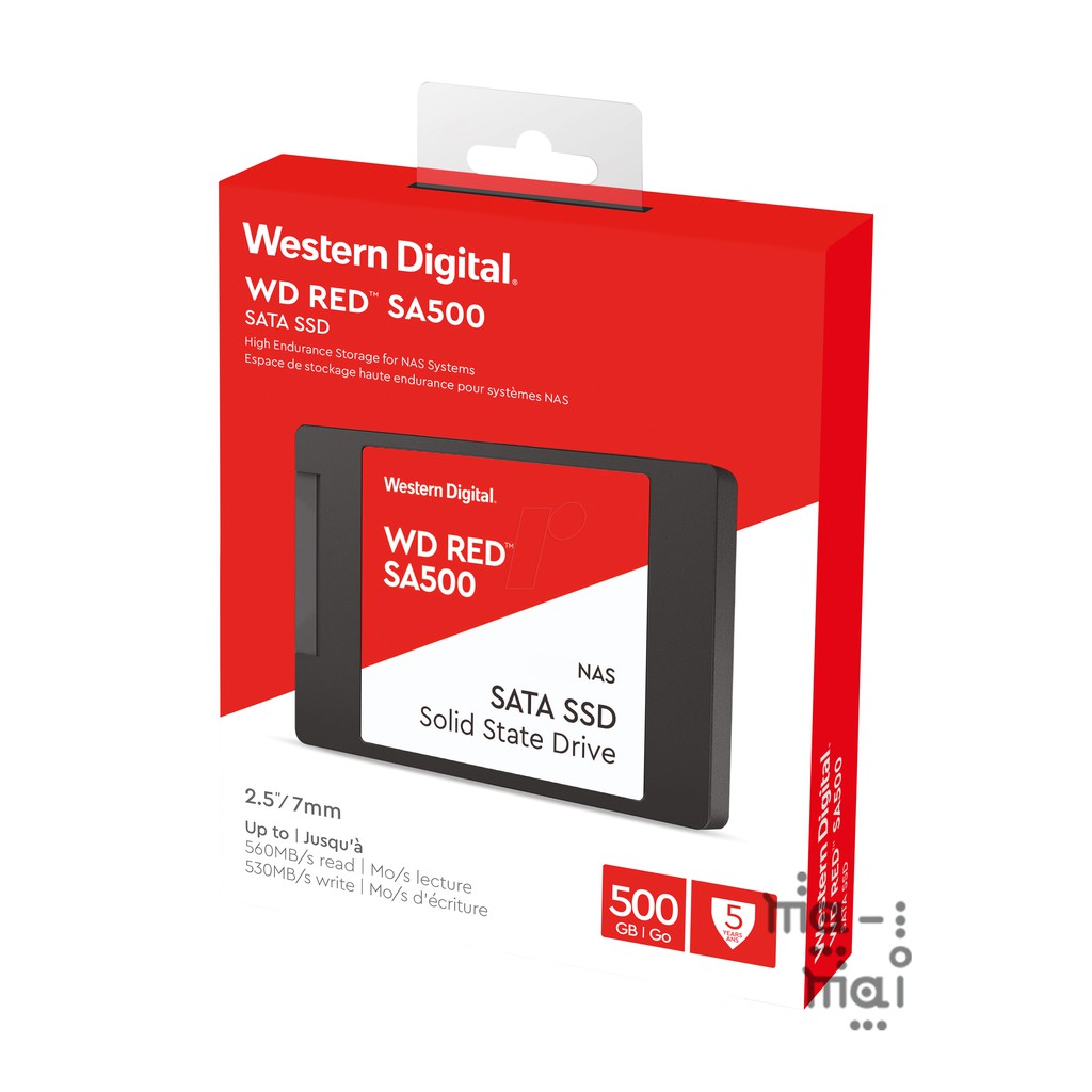 WD SSD RED 500 GB 2.5&quot; SSD WD SSD RED 500GB SA500 3D NAND