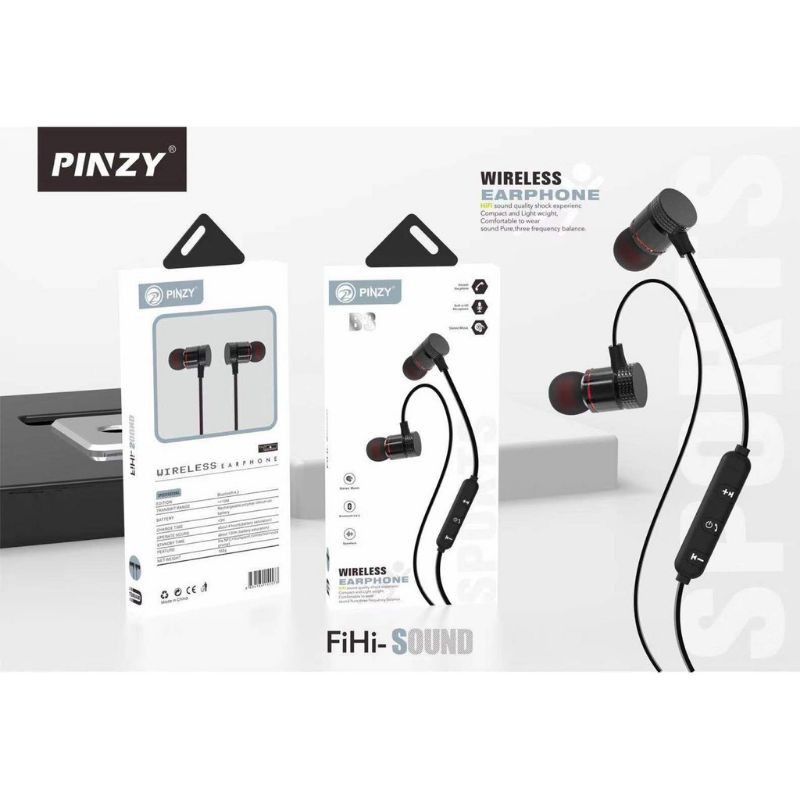 Headset Bluetooth Pinzy Original B3 series extra bass