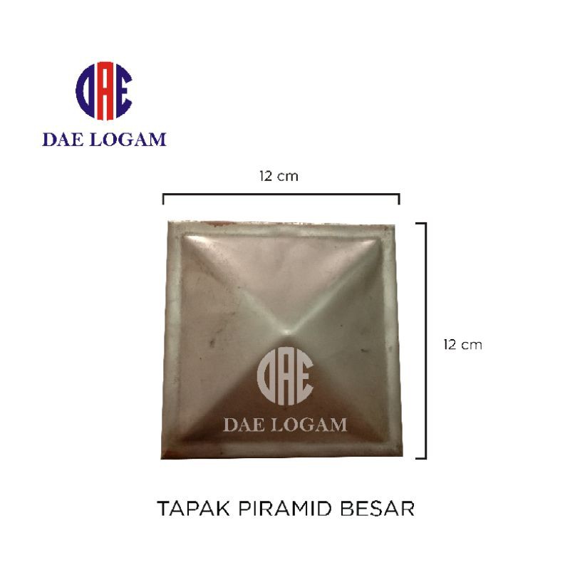 Ornamen Pagar Besi Tapak Piramid Besar