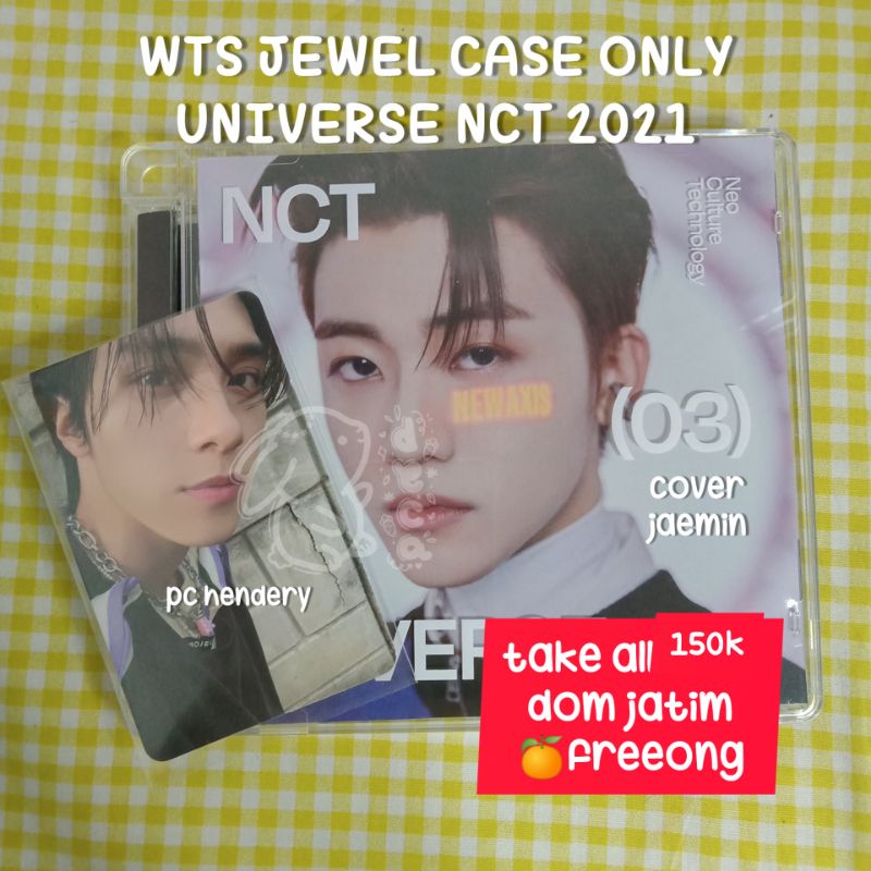 [READY] Jaemin Jewel Case Only Universe NCT 2021 PC Photocard Hendery