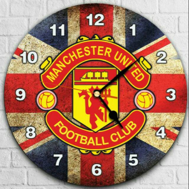 Jam Dinding Vintage Manchester United