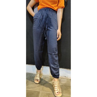  Uniqlo  Drape Jogger  Pant  Original Wanita  Polos Shopee 