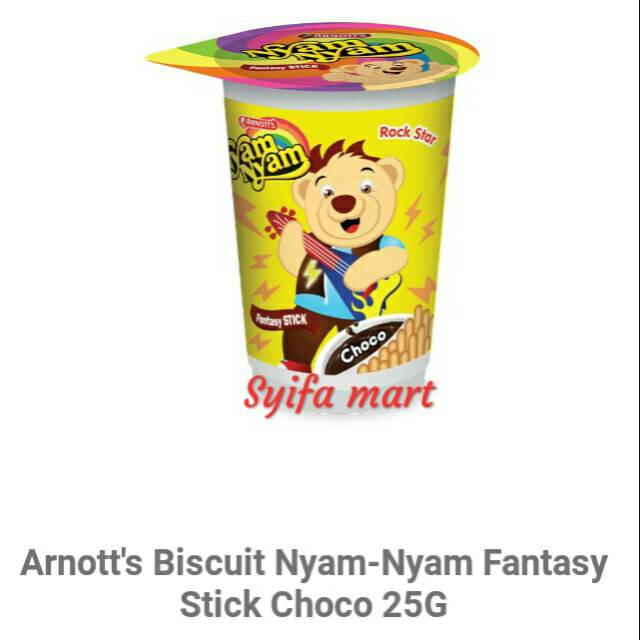 

Arnott's biskuit Nyam-Nyam fantasy stik choco 25g