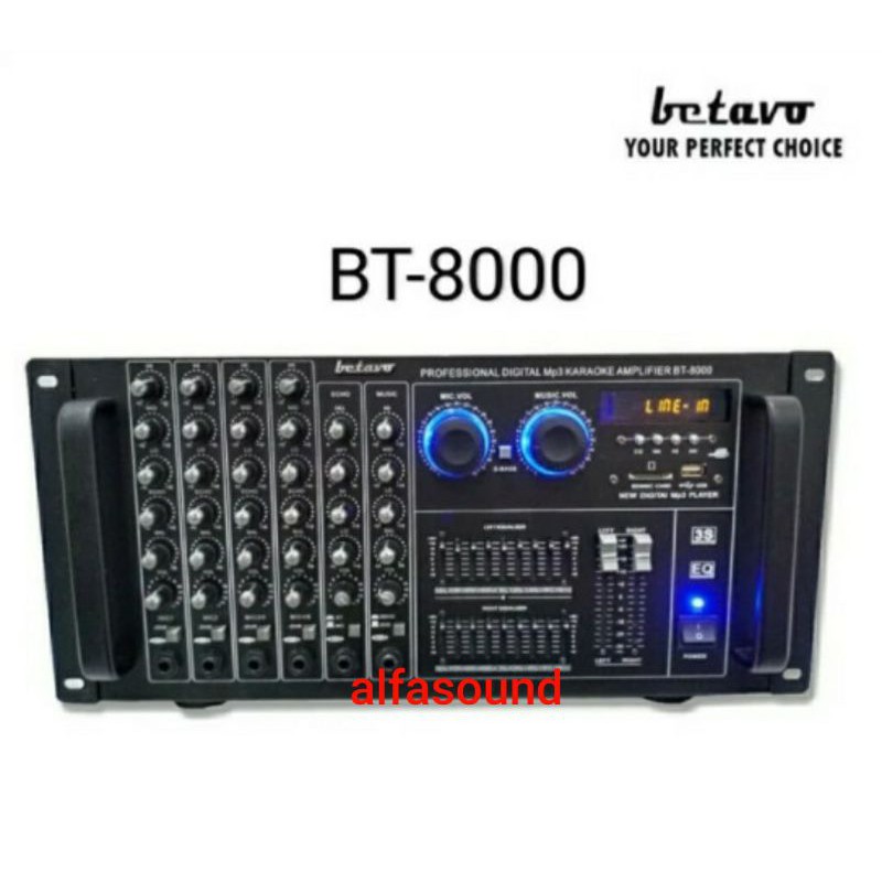 AMPLIFIER MIXER AUDIO BETAVO BT 8000 AMPLI KARAOKE BETAVO BT8000