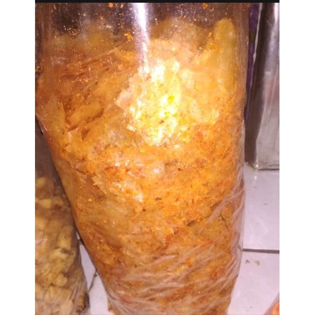 

kripik kaca extra pedas daun jeruk 1kg / kripik beling 1kg