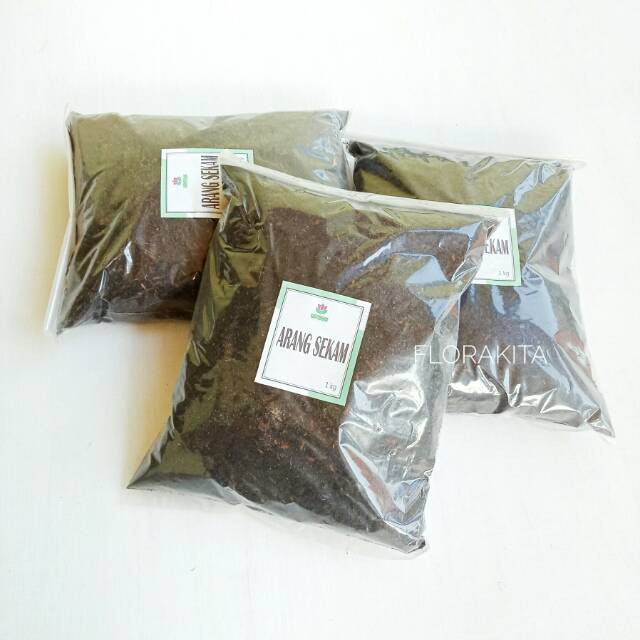 Arang sekam/sekam bakar 1 kg