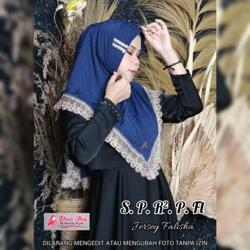 hijab renda Prada ORI doa ibu hijab