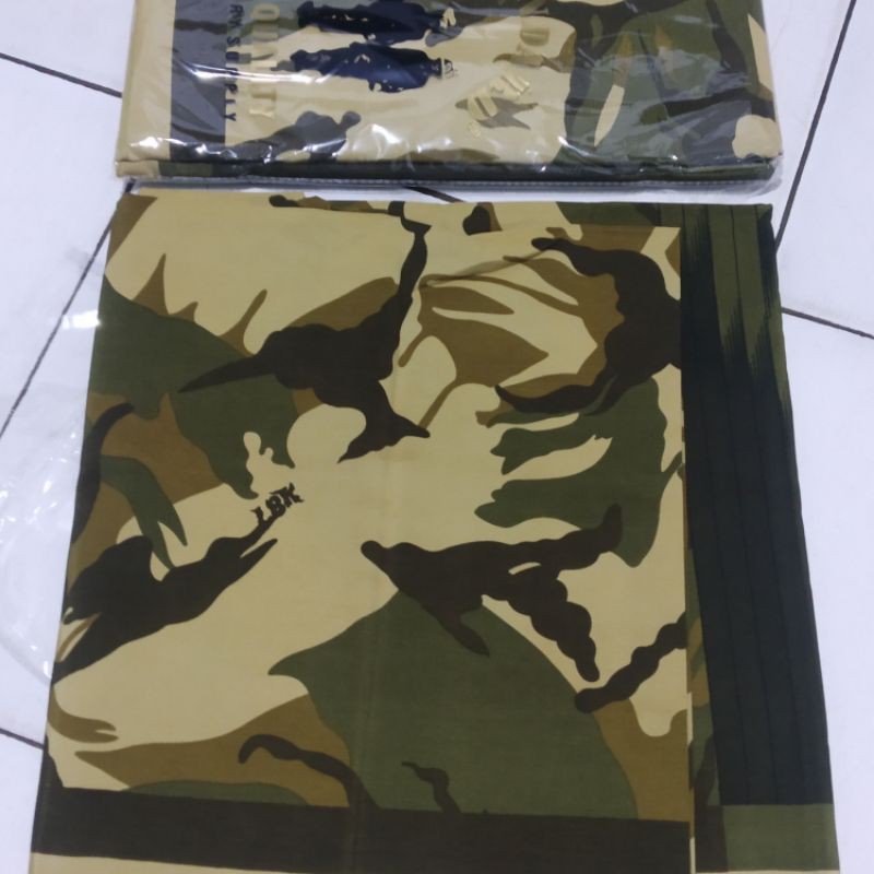 Sarung Sholat Motif Doreng TNI Gurun Libanon Polos