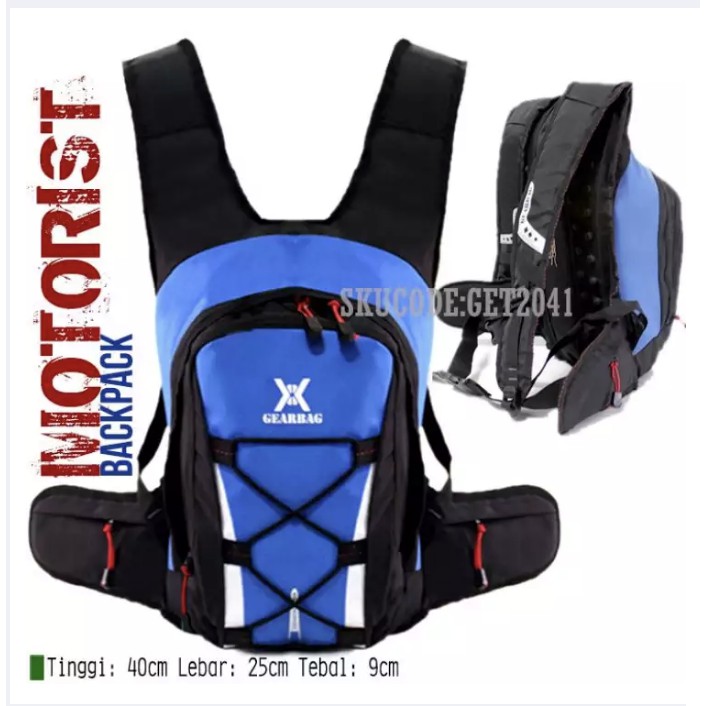 Tas touring Motor Gear Bag Original Tas ransel motor asli